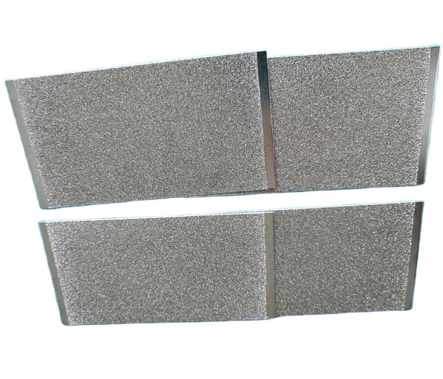 Lapidary gemstone jewelry tools Square Electroplated diamond grinding lapping polishing disc