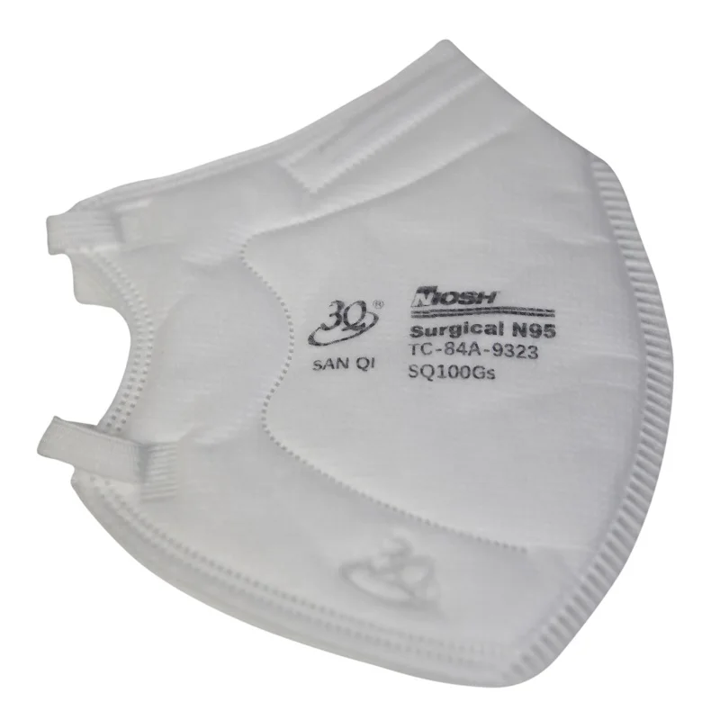 China 3Q Logo Niosh Approved Medical Grade 5 Ply Mascarill Facemasks N95 Surgical Respirator Mask
