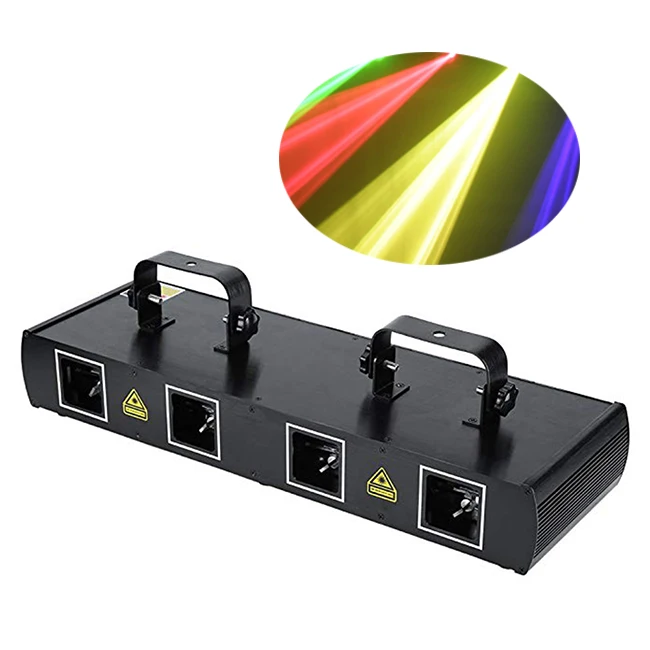 Four Lens Strong Show System Disco Party Decoration Lights Dmx Dj Equipment Laser Stage Lighting
