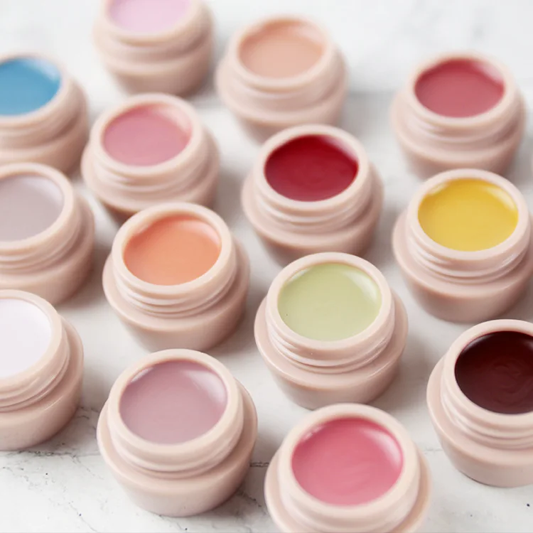 Japanese creamy nail art painting 16 colors long lasting semi permanent easy soak off LED UV colour nail gel polish UV gel