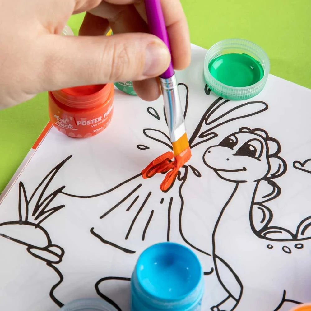 Mont Marte Poster Paint Set 12pc x 20ml Kids paint set
