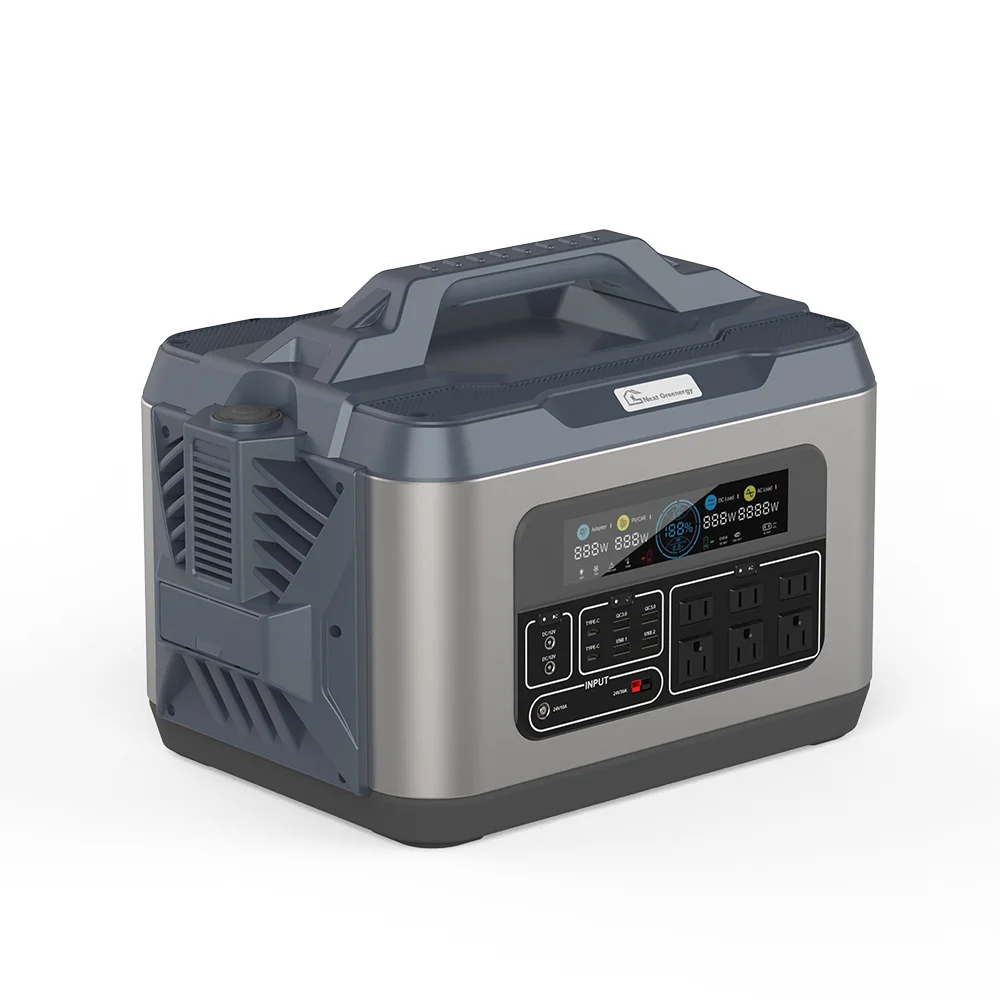 Nextgreenergy 2200W Travel Portable Lithium Energy Storage  with USB Type-C Charging Port Power Supply 2KW Power Station