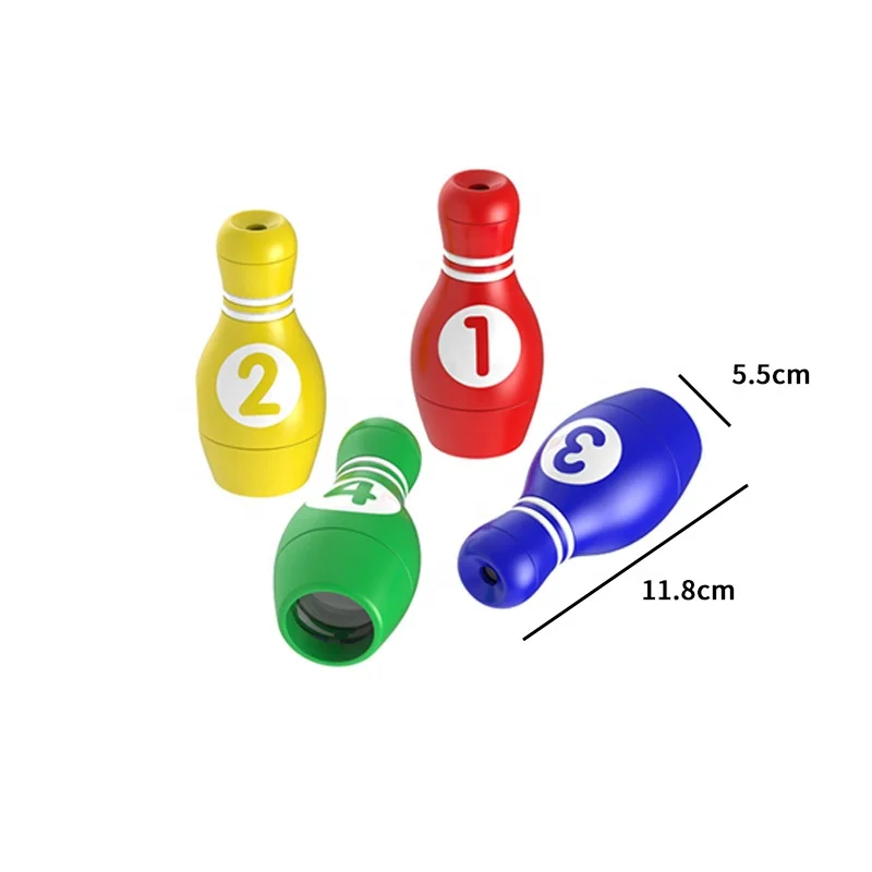 Hot Selling Educational Toys Science Toy Bowling Shape Kaleidoscope Discovery Toy For Kids