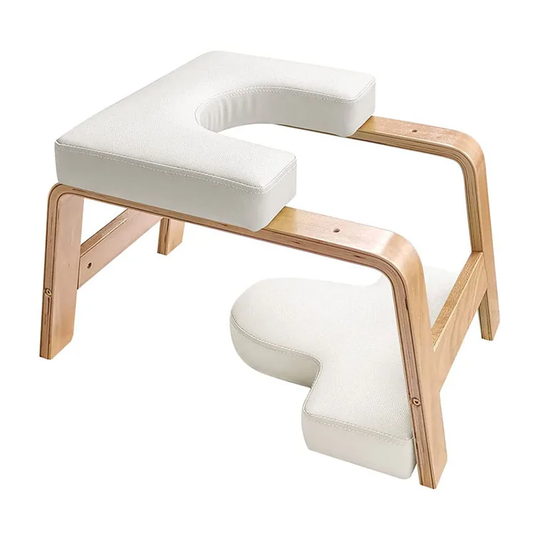 Wooden Home Gym Fitness Plyo Box Yoga Headstand Bench for Inversion and Body-Building Exercise Exercise Chair Stool