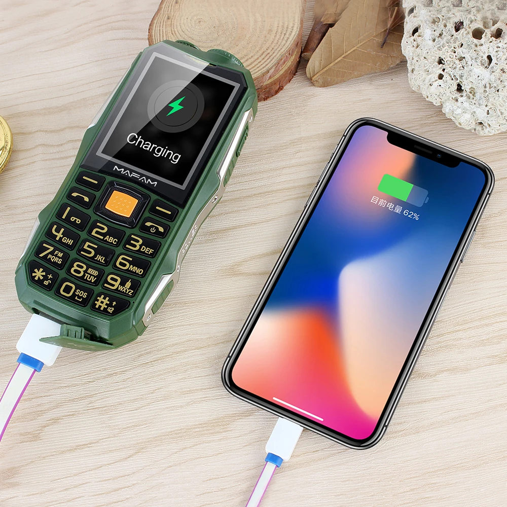 2.4 inch rugged mafam celular M2+ walkie talkie phone with antenna strong signal in the mountains telephones sell usa mexico