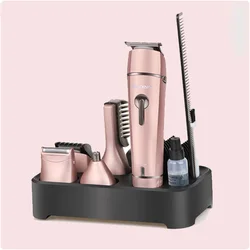 JD9911 5 in 1 Eyebrow Trimmer Set with Hair Clipper, Nose Trimmer and Body Shaver