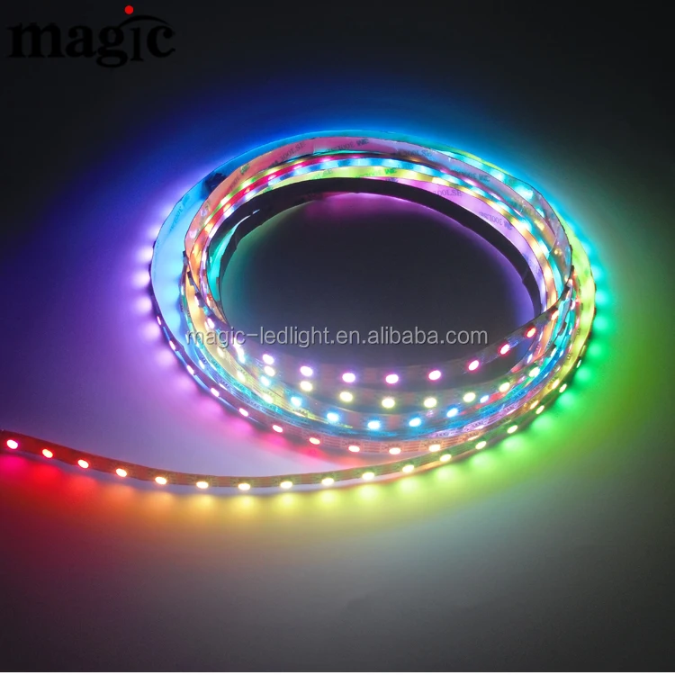WS2815 RGBW RGB 12V 30 60 pixel per meter Backup Dual DATA SPI signal Smart individual control RGBW Addressable LED strip