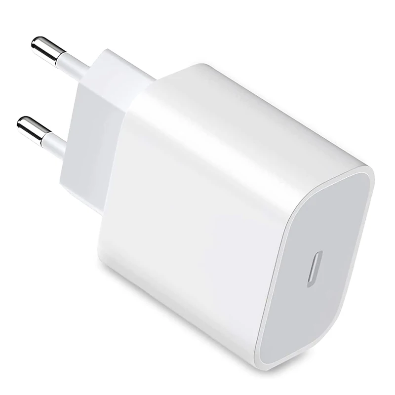 EU US UK plug pd type c adapter for apple fast charge 20w usb-c power adapter