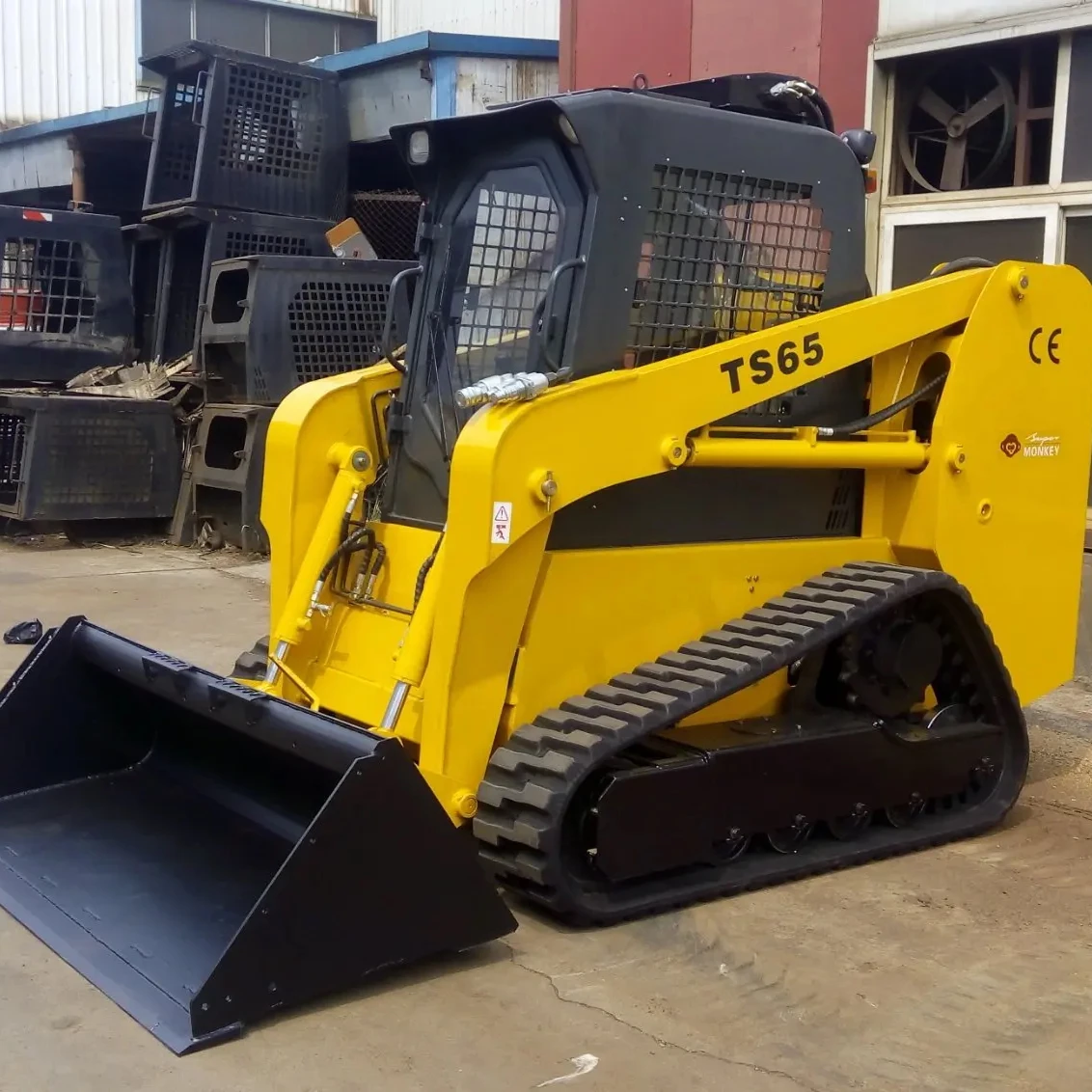 EPA approved 75hp skid steer track China factory track skid steer loaders for sale