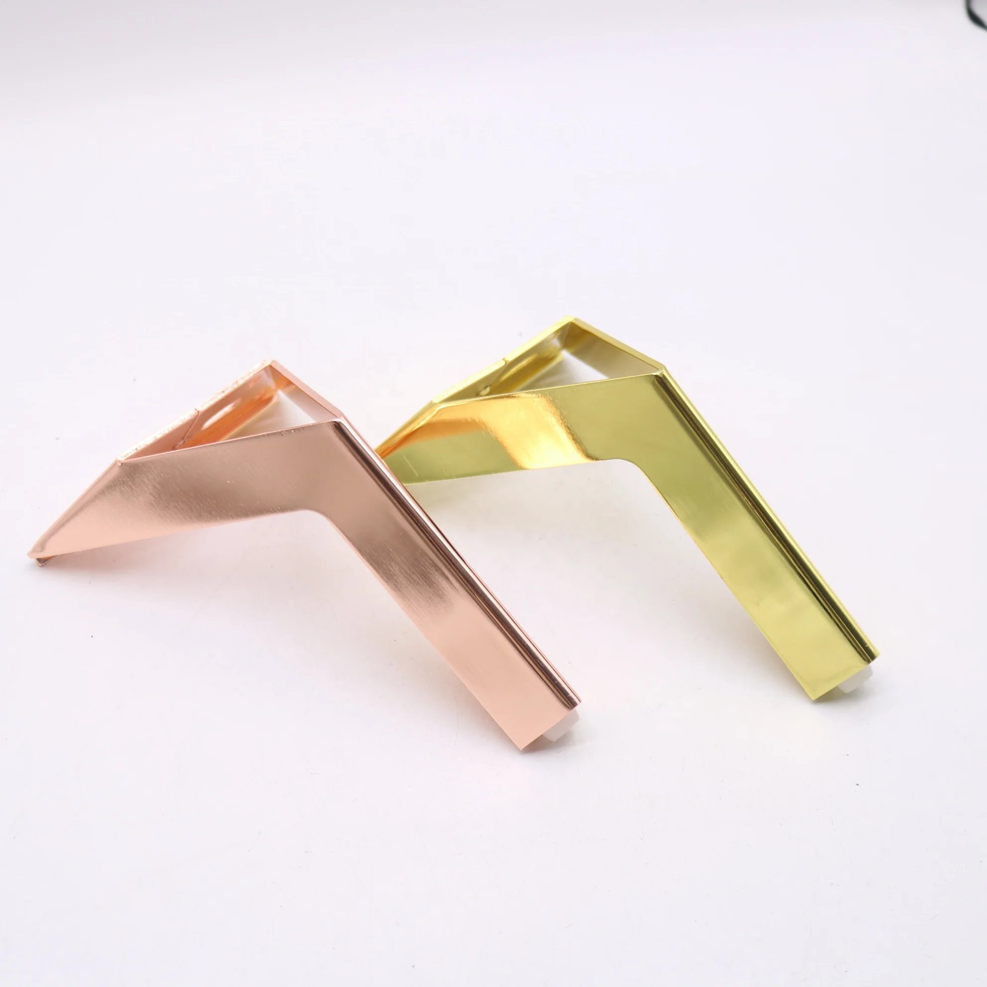 Furniture Accessories Brass Gold Sofa Table Legs Brushed Nickel Metal Sofa Legs Gold Furniture Hardware