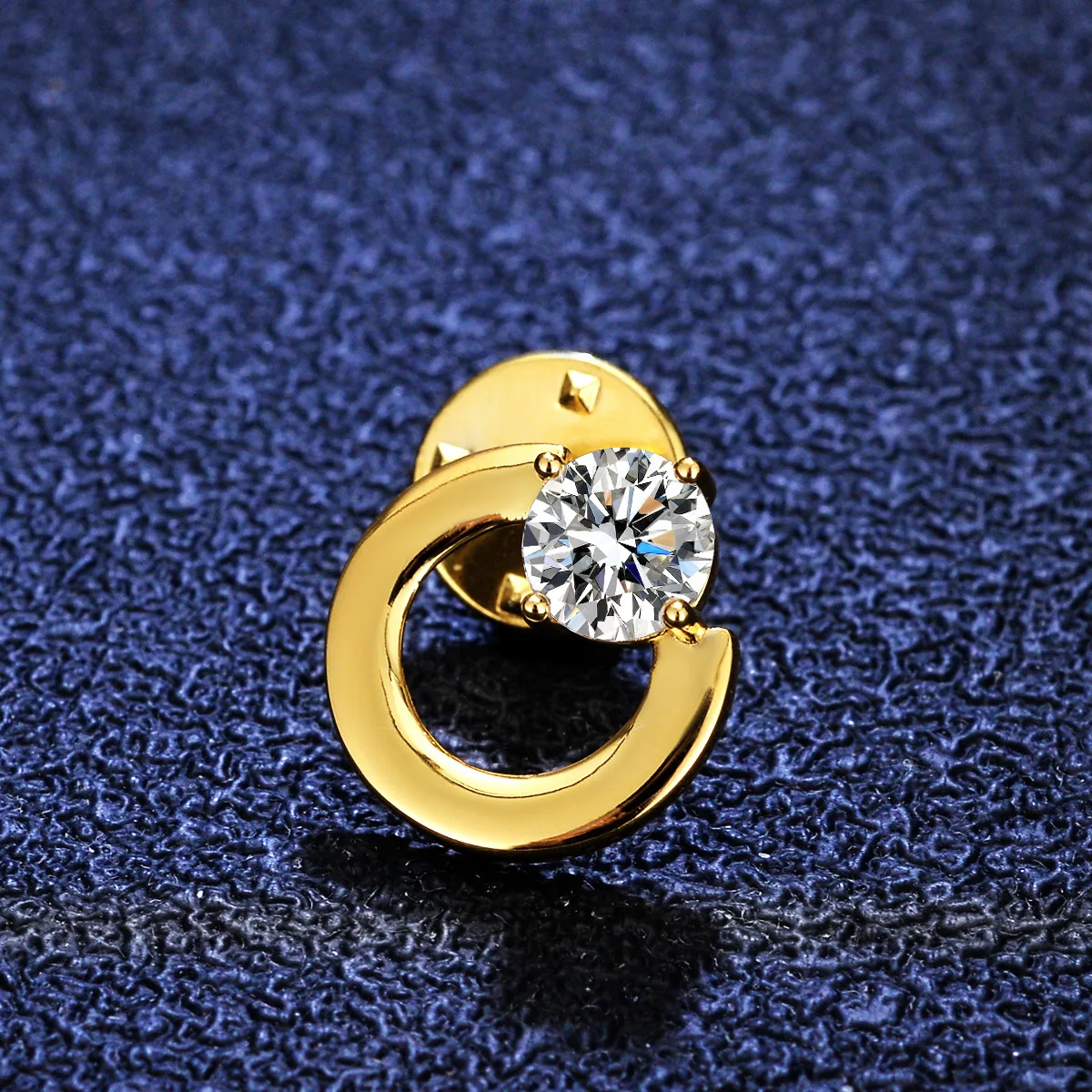 iced out men women suit luxury designer fashion jewelry 1ct 925 silver moissanite diamond brooch
