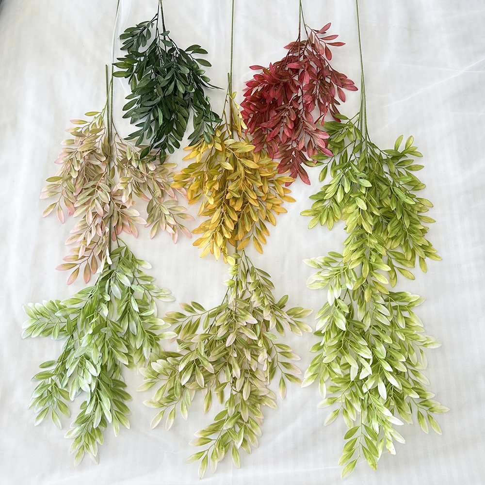 09 Resistant Indoor/Outdoor Home Garden Decor Artificial  Plastic Wheat Grass Shrub Bushes Panel Green Wall Plants Weddings