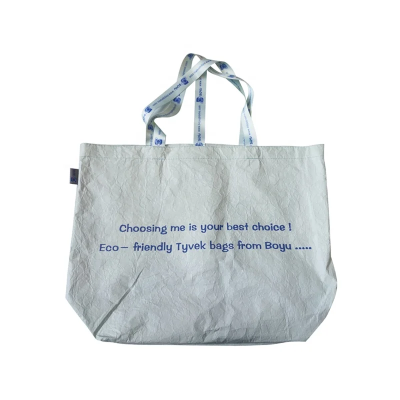 DuPont paper Lady Tote Tyvek washable shopping bag