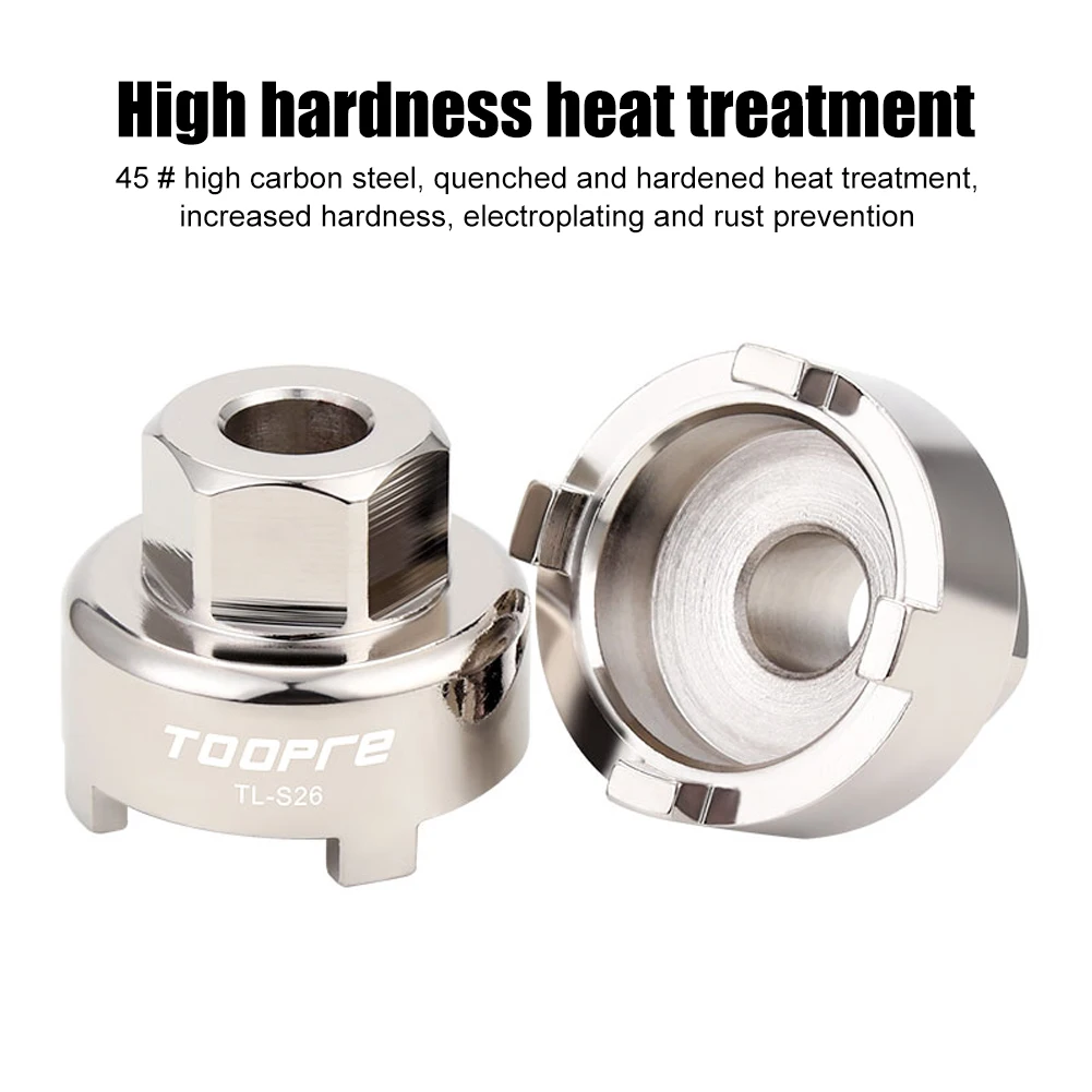 TOOPRE Bike Flywheel Remover Bicycle Repair for 4-notch BMX Single-speed Flywheel Bicycle Single Speed Freewheel Removal Tools