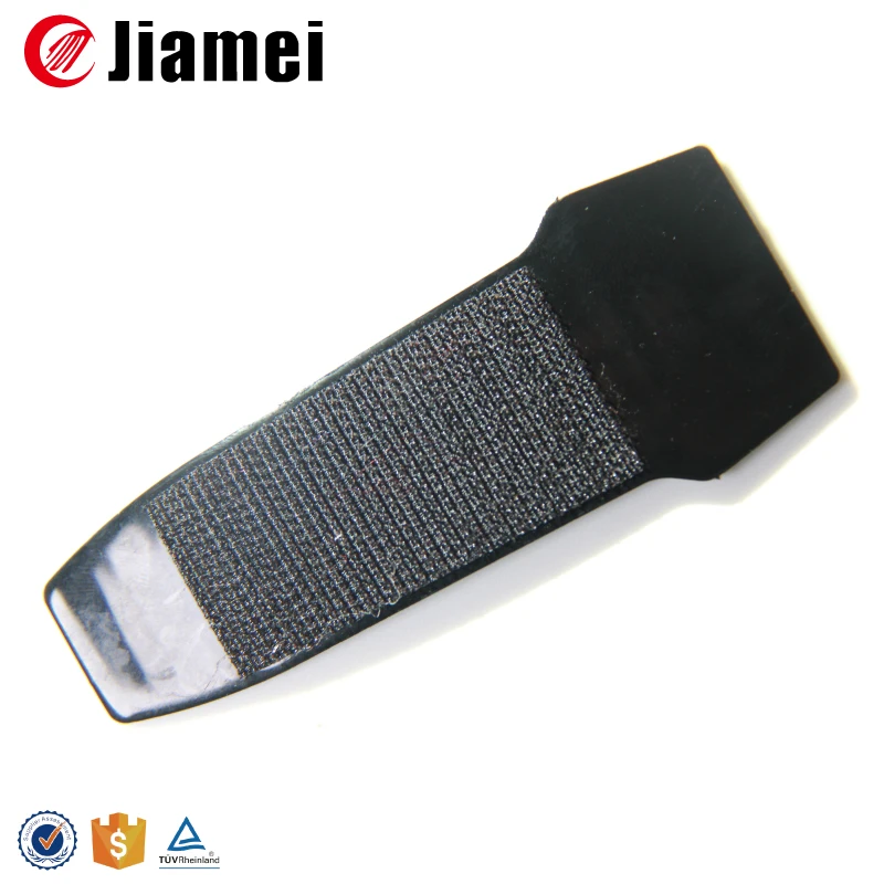 Custom various injection sleeve tab hook and loop straps for clothing