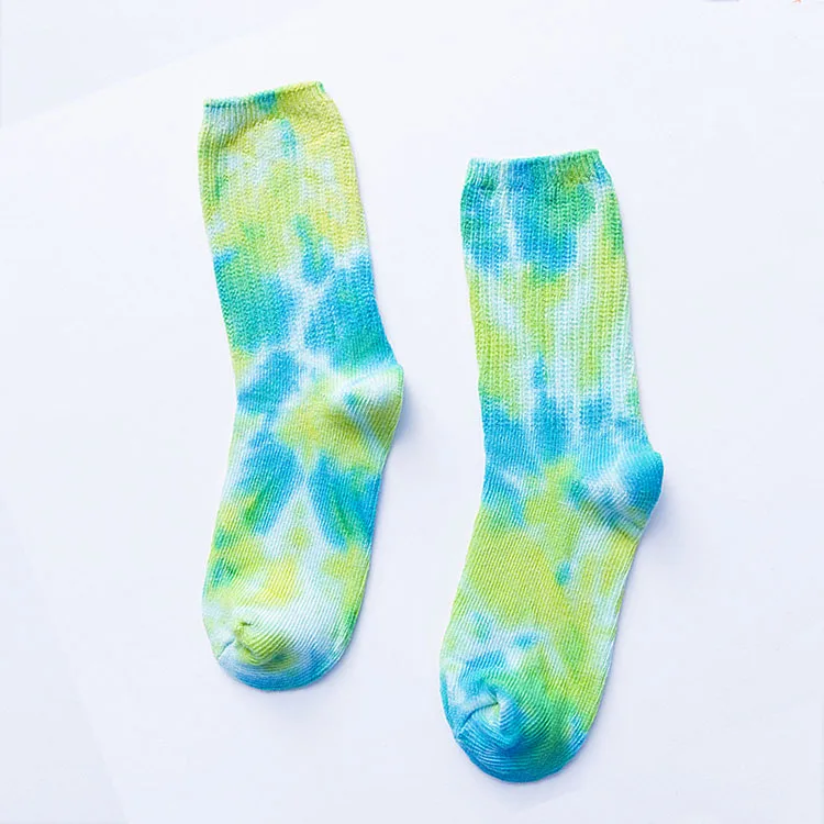  High quality New Comfortable Tie Dye Socks For Men And Women Fashion Skateboard Unisex