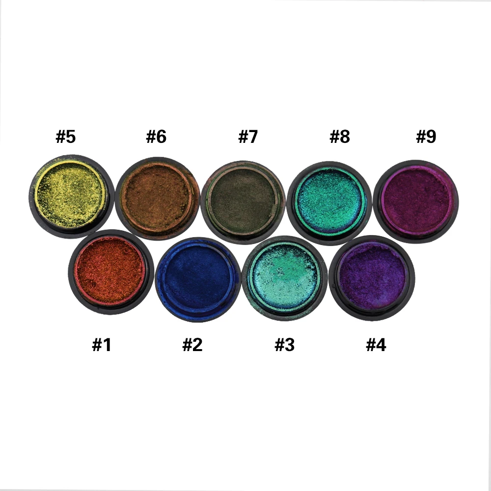 Newest Chromatic Single Shadows Chameleon Makeup Private Label Duo chrome Eye shadow Loose Pigment Eyeshadow Private Label