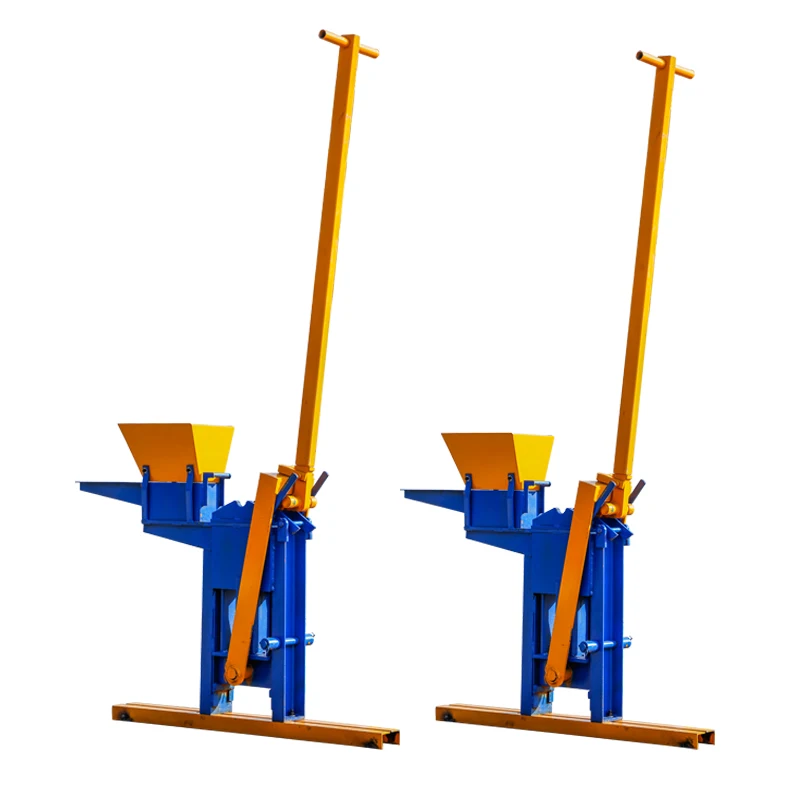 qmr2-40 soil cement block machine hand prss clay brick moulding machinery over have 5 branch offices in Africa