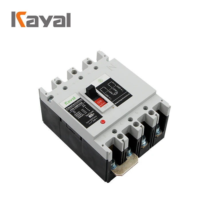 KAYAL moulded case circuit breaker 3 phase 4 pole 100 amp 125 amp 160 amp mccb price