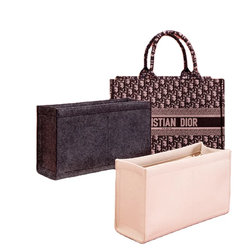 Factory selling newest design  folding large capacity storage and finishing felt bag liner can be customized color and LOGO