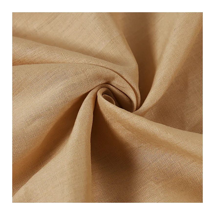 Eco-friendly 100% Lightweight Linen Fabric Sheer Linen Curtain Fabric for clothes