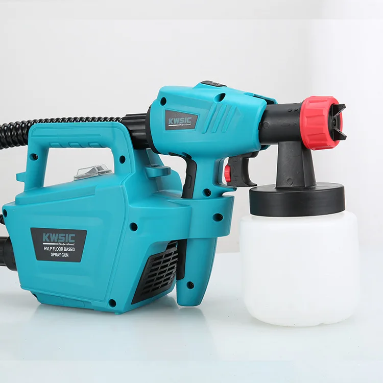 800W HVLP High Power Portable Airless Paint Sprayer 800ml Handheld Electric High Pressure Gun for DIY Grade Latex Paint
