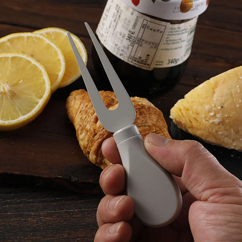Stainless steel cheese knife most popular mini cheese knife set ABS handle cheese knife set kitchenware gadget deep blue