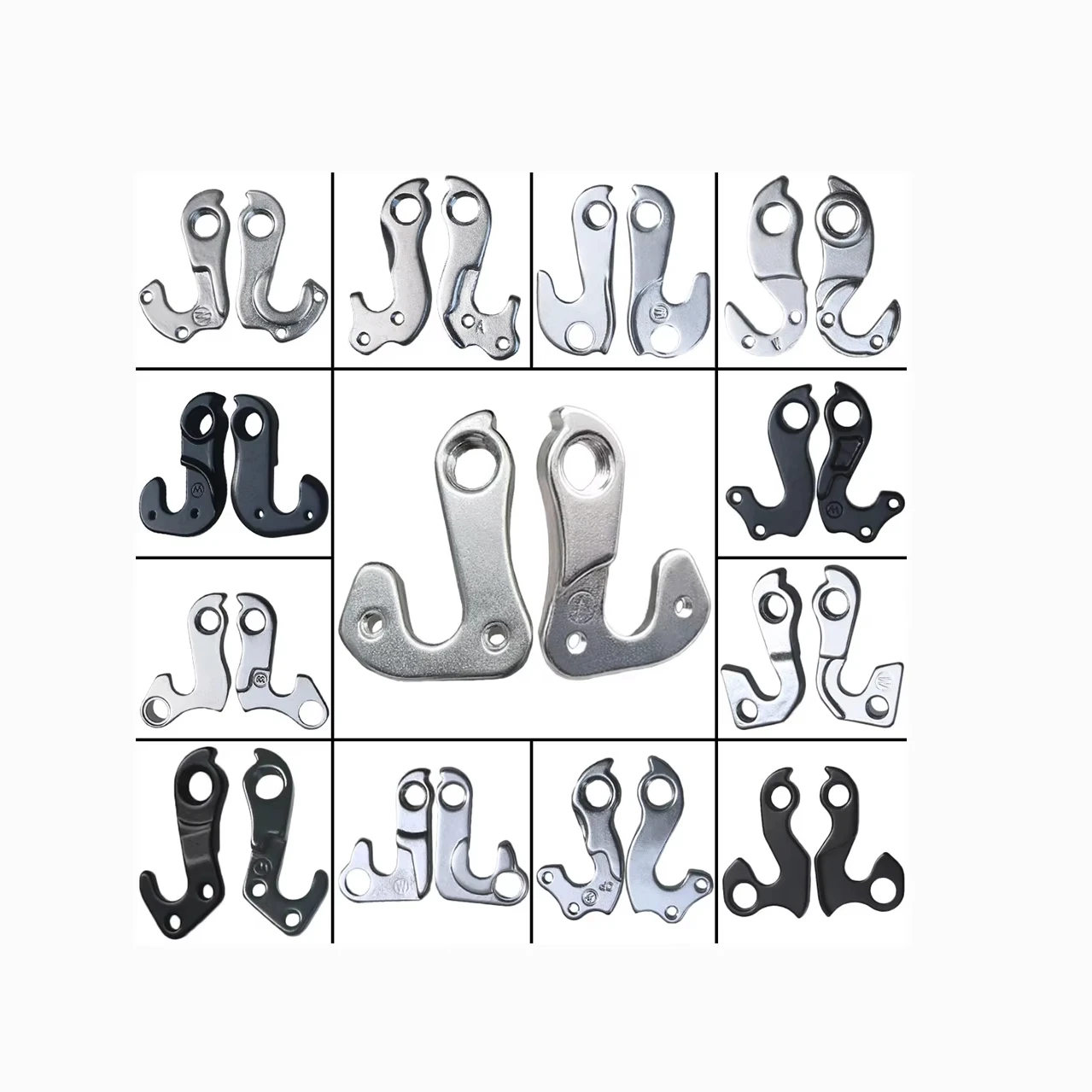 MTB Bike Rear Derailleur Hanger Racing Bicycle Frame Rear Gear Mech Derailleur Hanger Tail Hook Dropout Convertor Adapter