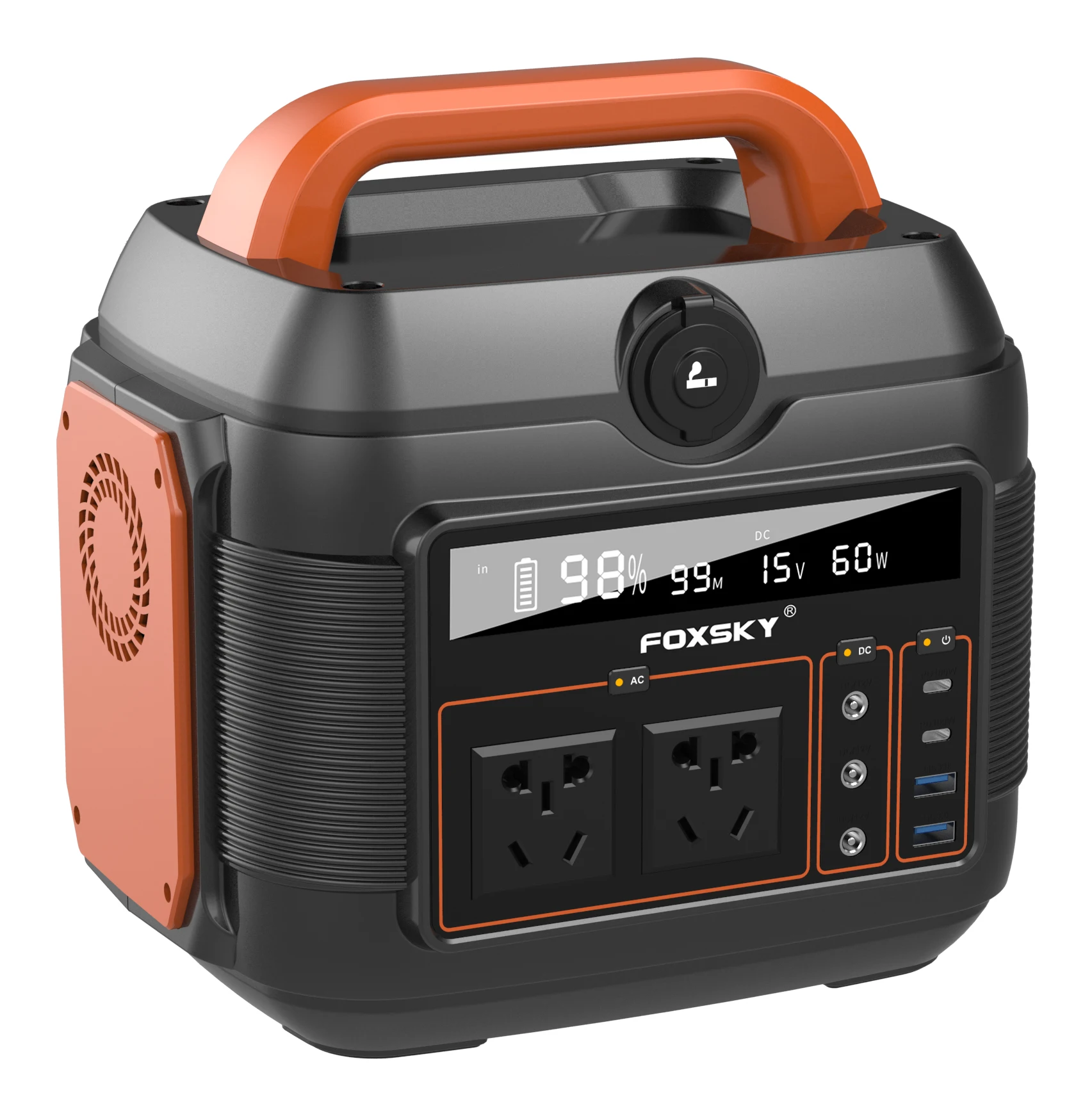 160000Mah High Capacity Solar Outdoor Power Supply Generator Rechargeable Pure Wave Sine Portable Energy Storage Power Station