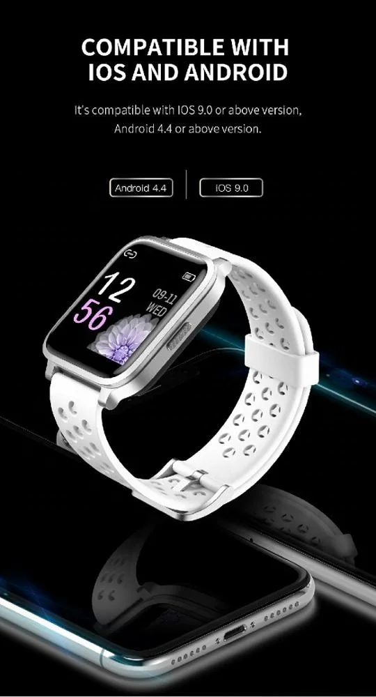 2020 New Arrival CE Rohs Touch Screen Sleep tracker IP68 Waterproof Swimming Sport Smart Watch for Women