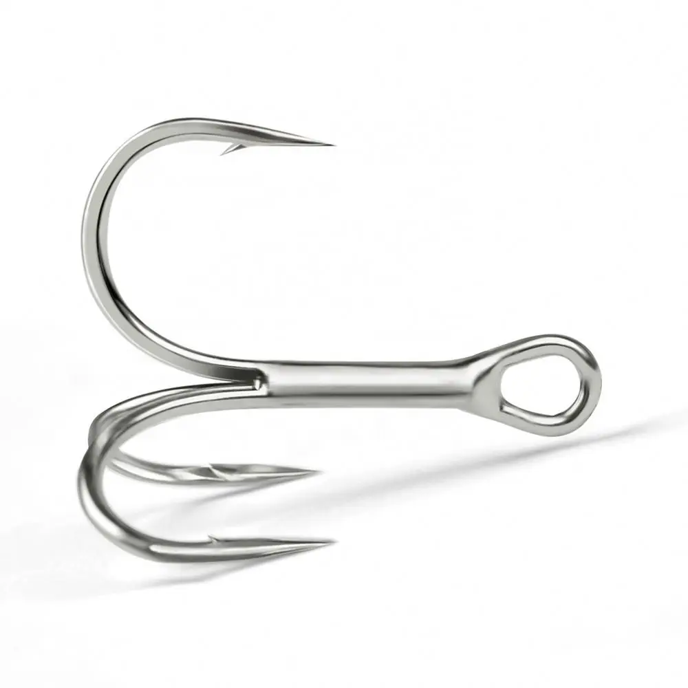 Super Strong Treble Hooks Fishing Tackle High Strength High-Carbon Steel Jigging Hook Saltwater Fishing Hook