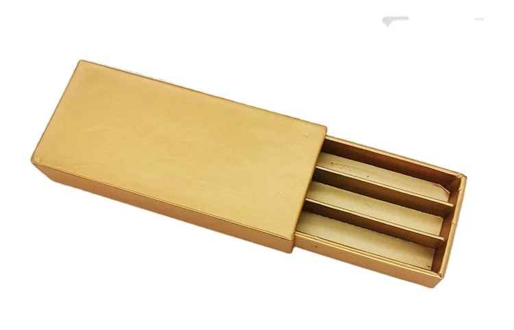 child resistant proof push back button paper jewelry boxes custom rectangle gold gift box for food noodle