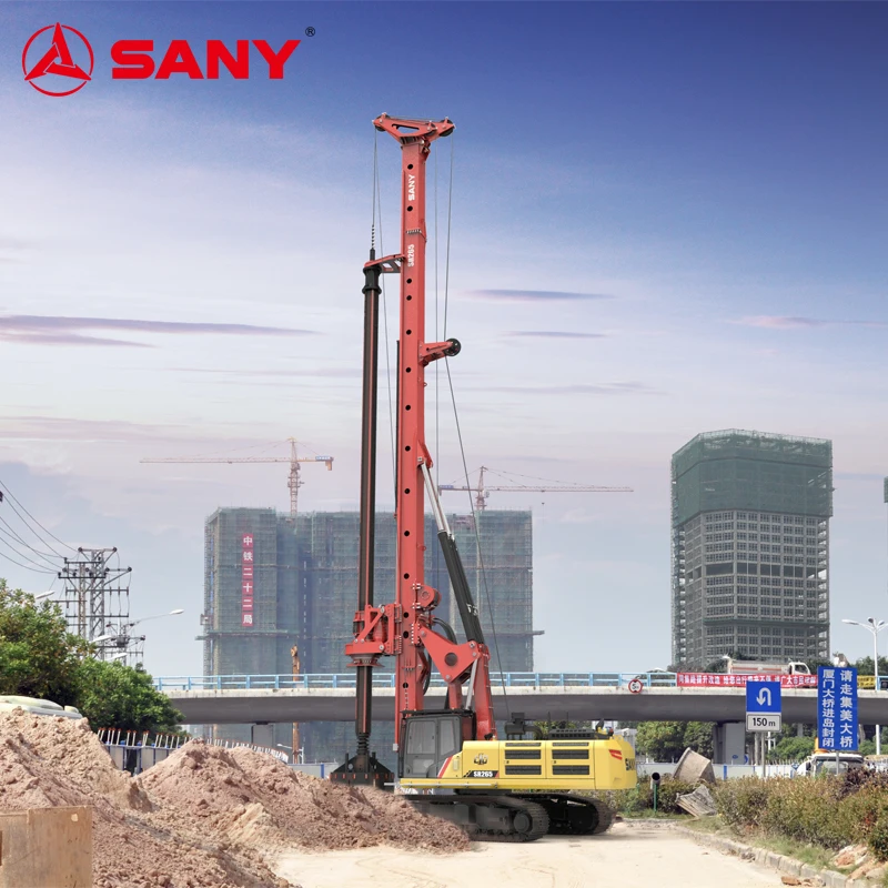 SANY 150KN Torque Drilling Machine Sr155c SR185-C10 SR215-C10 Rotary Drilling Rig