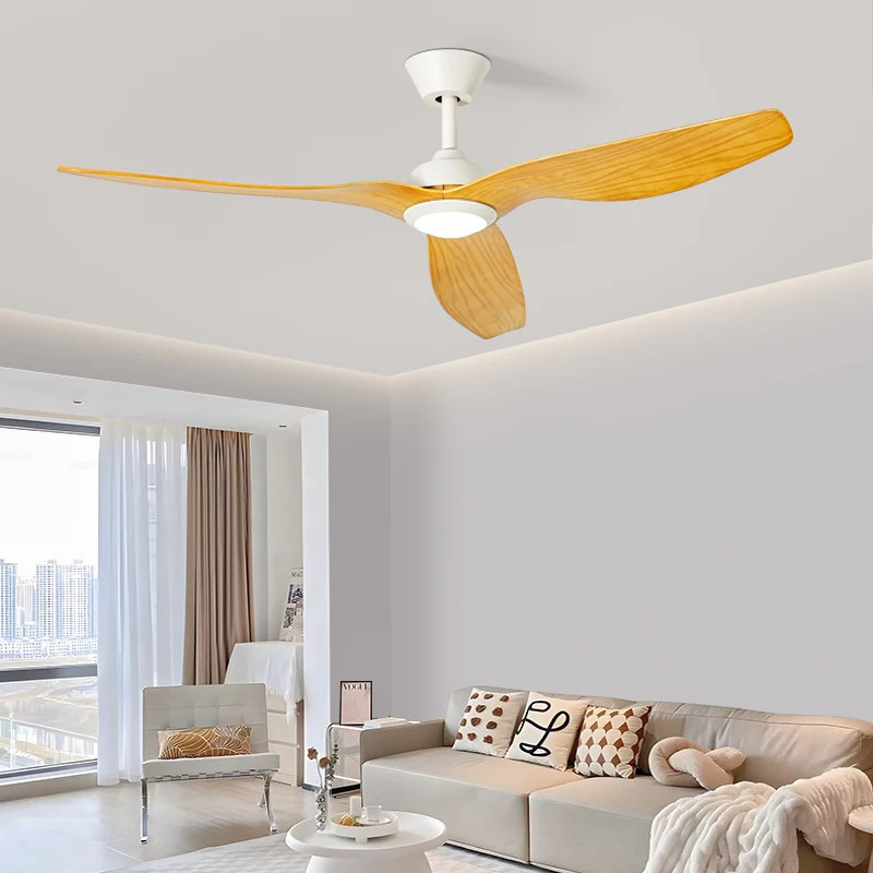 Modern Simple LED Ceiling Fans with Remote Control BLDC DC Motor 3 Blades for Home-Silient Living Room & Bedroom Fans