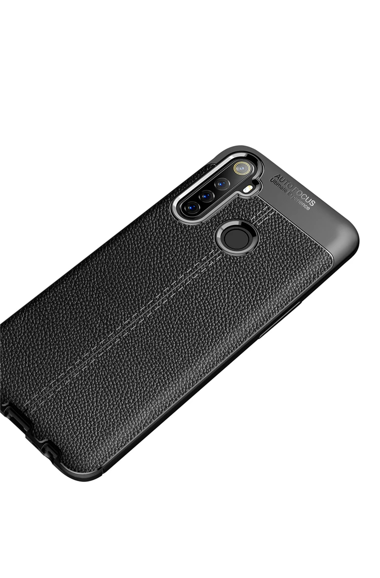 Чехол для телефона OPPO Realmi 6i чехол из искусственной кожи с узором Личи мягкий ТПУ бампер жесткий защитный поликарбоната