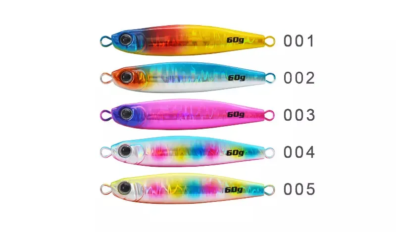 JETSHARK slow jigging lure 45g 60g 80g metal jig fishing lure jigging lures