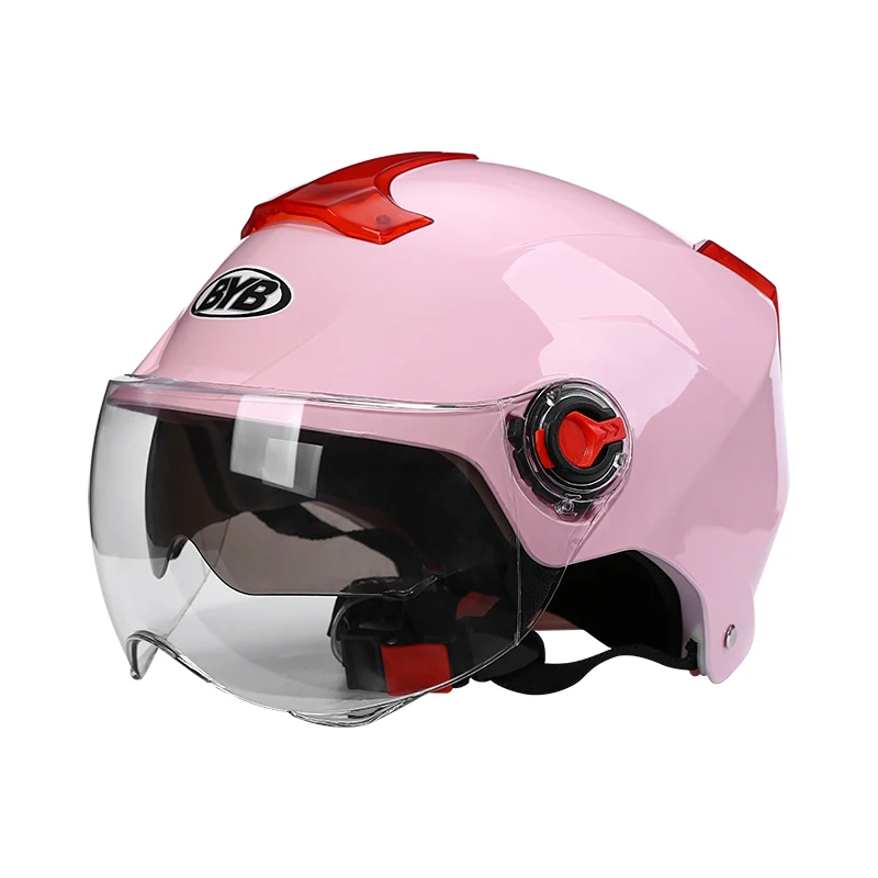  Мотоциклетный шлем для взрослых с двойным козырьком jet Чоппер Круизер винтажный пилота