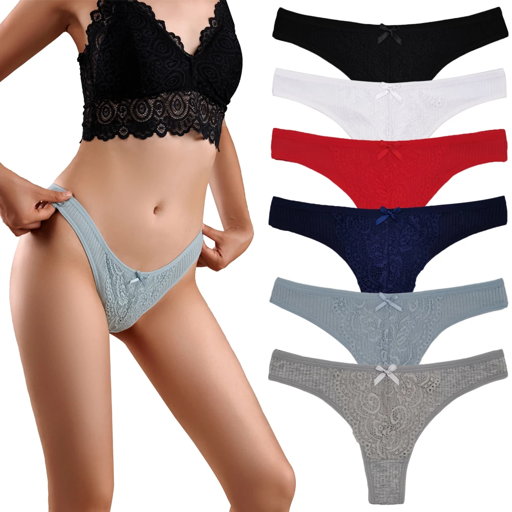 Yun Meng Ni Underwear Soft Cotton  Daily T Backs Young Girls Sexy Thongs