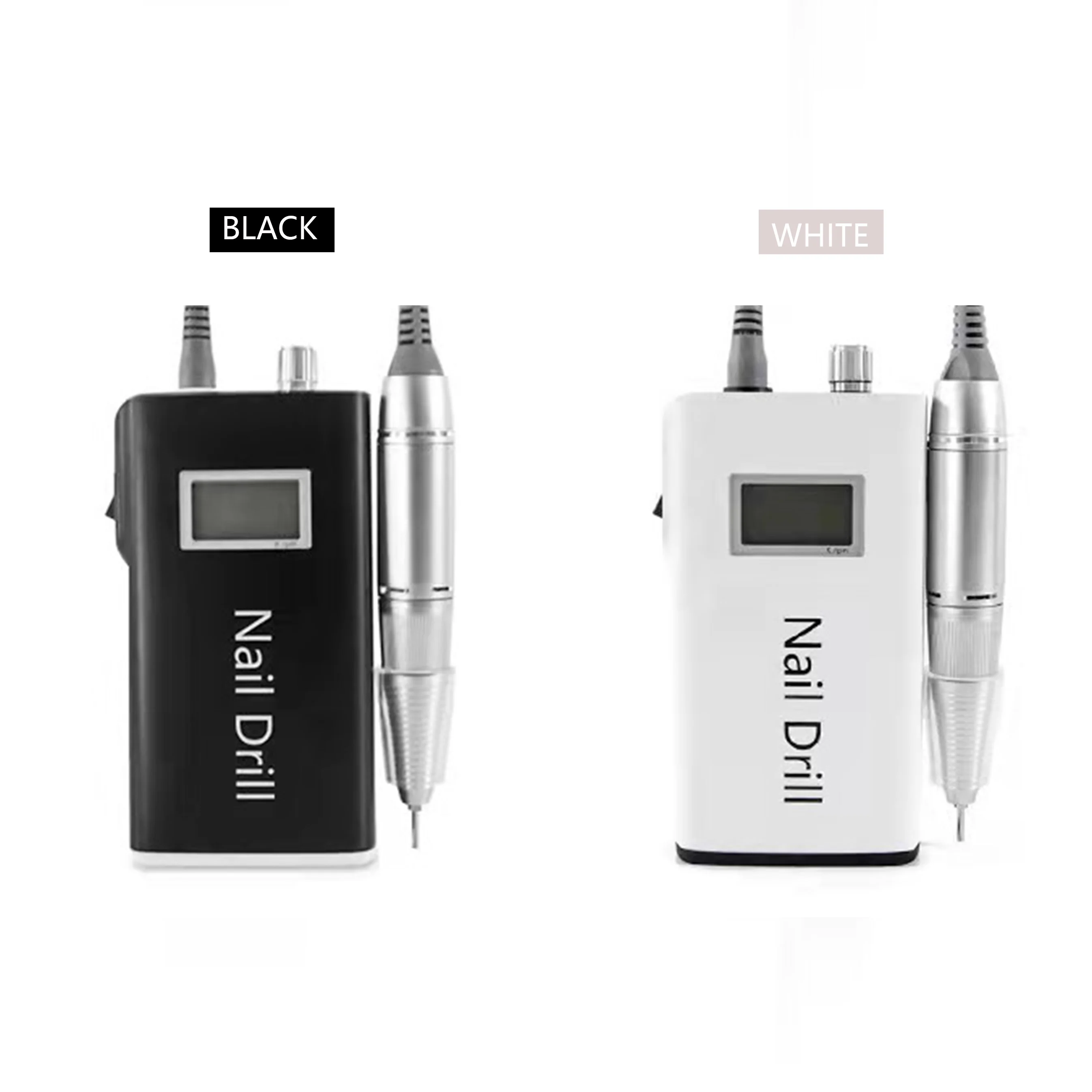 Factory Direct Mini Display 35000rpm Electric Rechargeable Nail Drill Machine Portable Manicure Professional Wholesale Salon Use