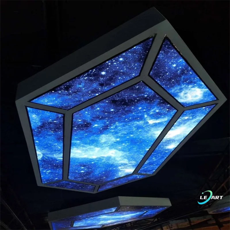 Commercial Wall and Roof Decor DIY Pattern Fibre Optic Star Ceiling Panel Led for Home Ceiling