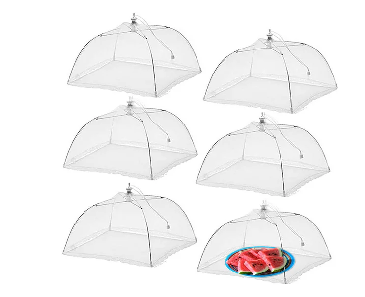 
Reusable and Collapsible Food Cover Tent Mesh Cover for Food for Parties Picnics BBQ 