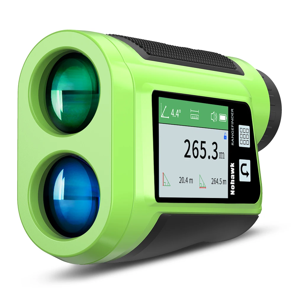 high lcd 6x  laser rangefinder Large side screen range finder sensor golf distance finder OLED
