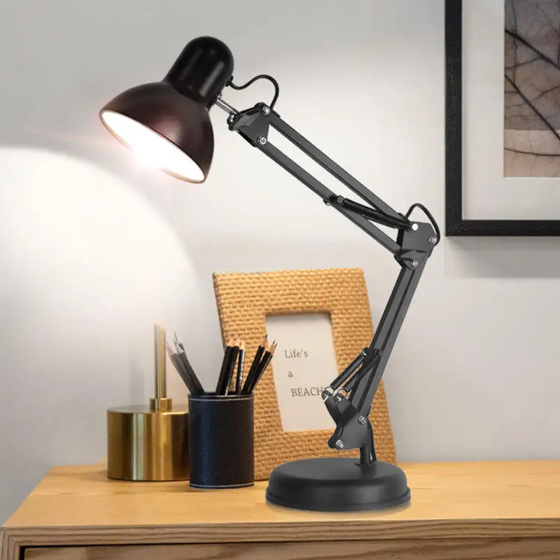 Best-Selling Modern Minimalist LED Book Light with Adjustable Gooseneck USB Battery Type for Students Offices or Bedrooms
