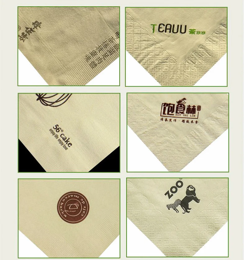 China Wholesale Disposable Tableware Dinner Tableware 1\\\/8 Fold Tissue Paper Napkin
