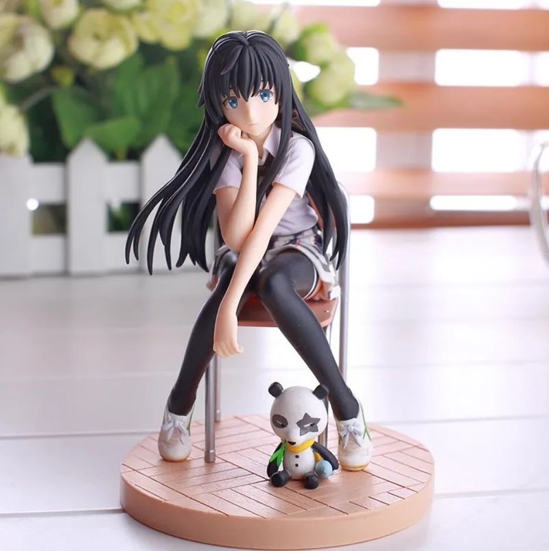 14.5cm Yukinoshita Yukino Anime Action Figure Toys My Teen Romantic Comedy PVC Collection Figures Toys Car Decoration Kids Gifts