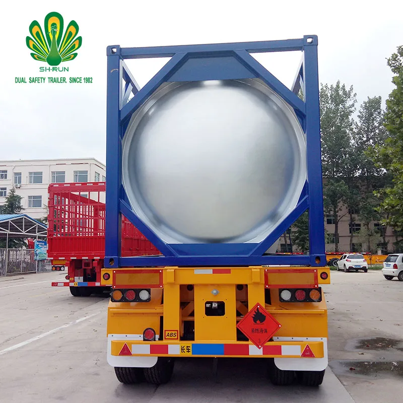 ISO Tank Container Trailer 20FT 40ft Steel Storage Fuel Tanker