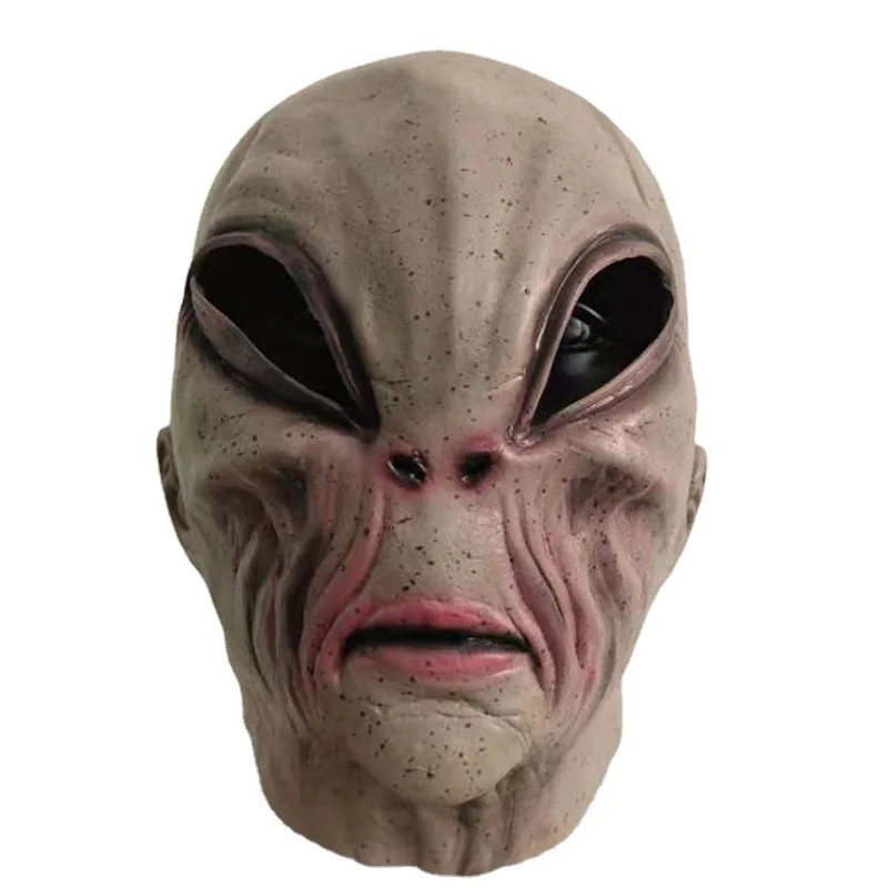 UFO Halloween mask,Halloween young party masks,white face Halloween mask Halloween scary clown masks ghost face mask Halloween