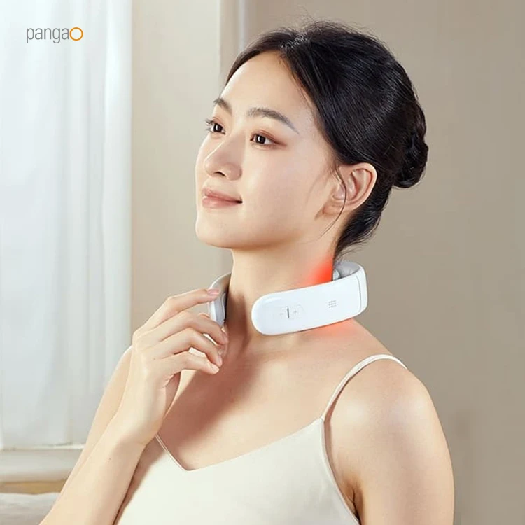 Professional Healthcare Intelligent Portable Thermal Electric Smart Ems Pulse Cervical Neck Massager