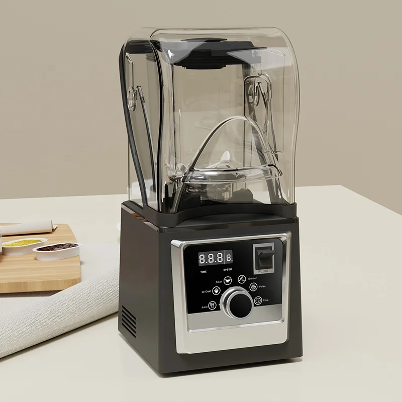 2500 watt heavy duty silent food blender professional mixing machine automatic quite blender ice crush bar blender machine