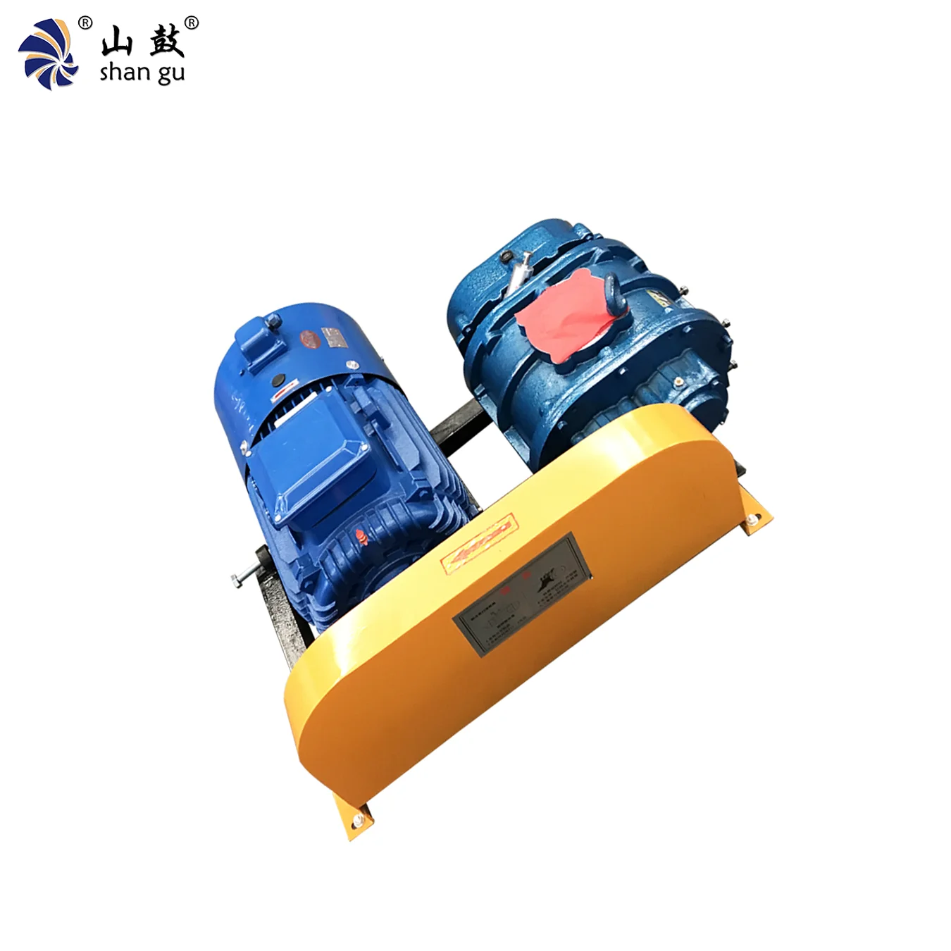 Промышленный воздуходувка Shangu с высоким давлением, с тремя лопастями, RSR-100 воздушное охлаждение, цементный химический малошумный воздуходувки для охлаждения воздуха